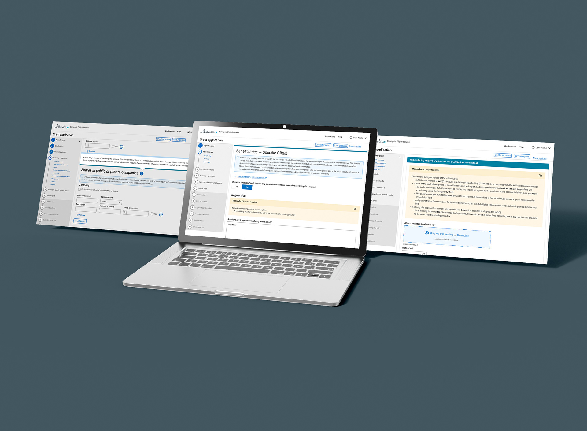 Form design for the Surrogate Digital website